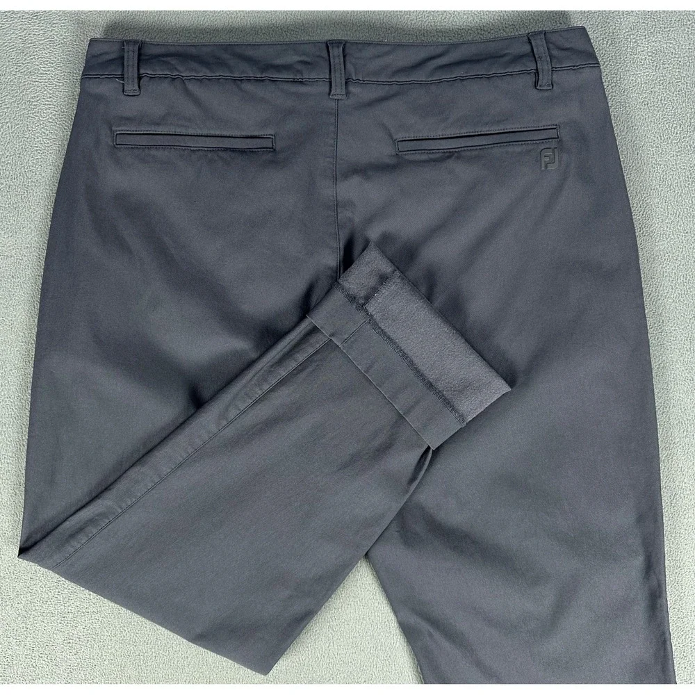 Footjoy Pants Fits 36x30 Grey Thermo Series Fleece Lined DWR Water Repel READ